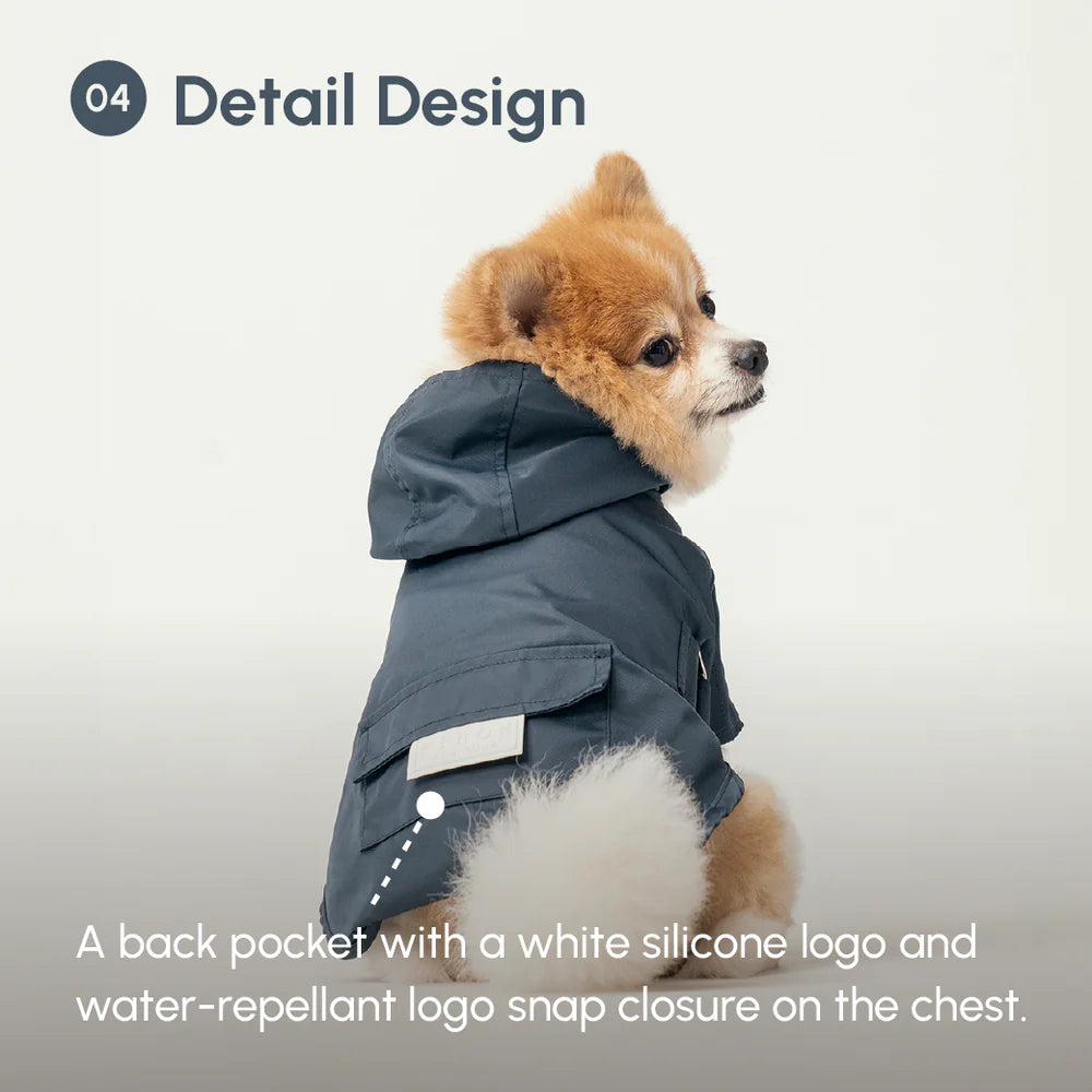 Bowery Raincoat - Blue