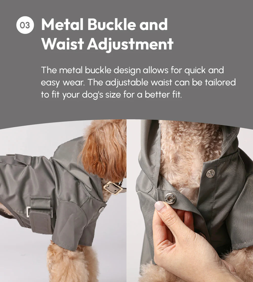 Bowery Raincoat - Grey