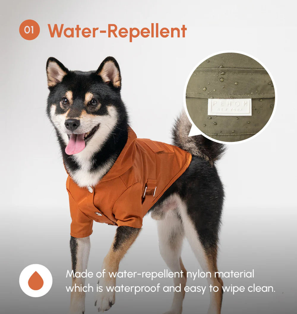 Bowery Raincoat - Orange