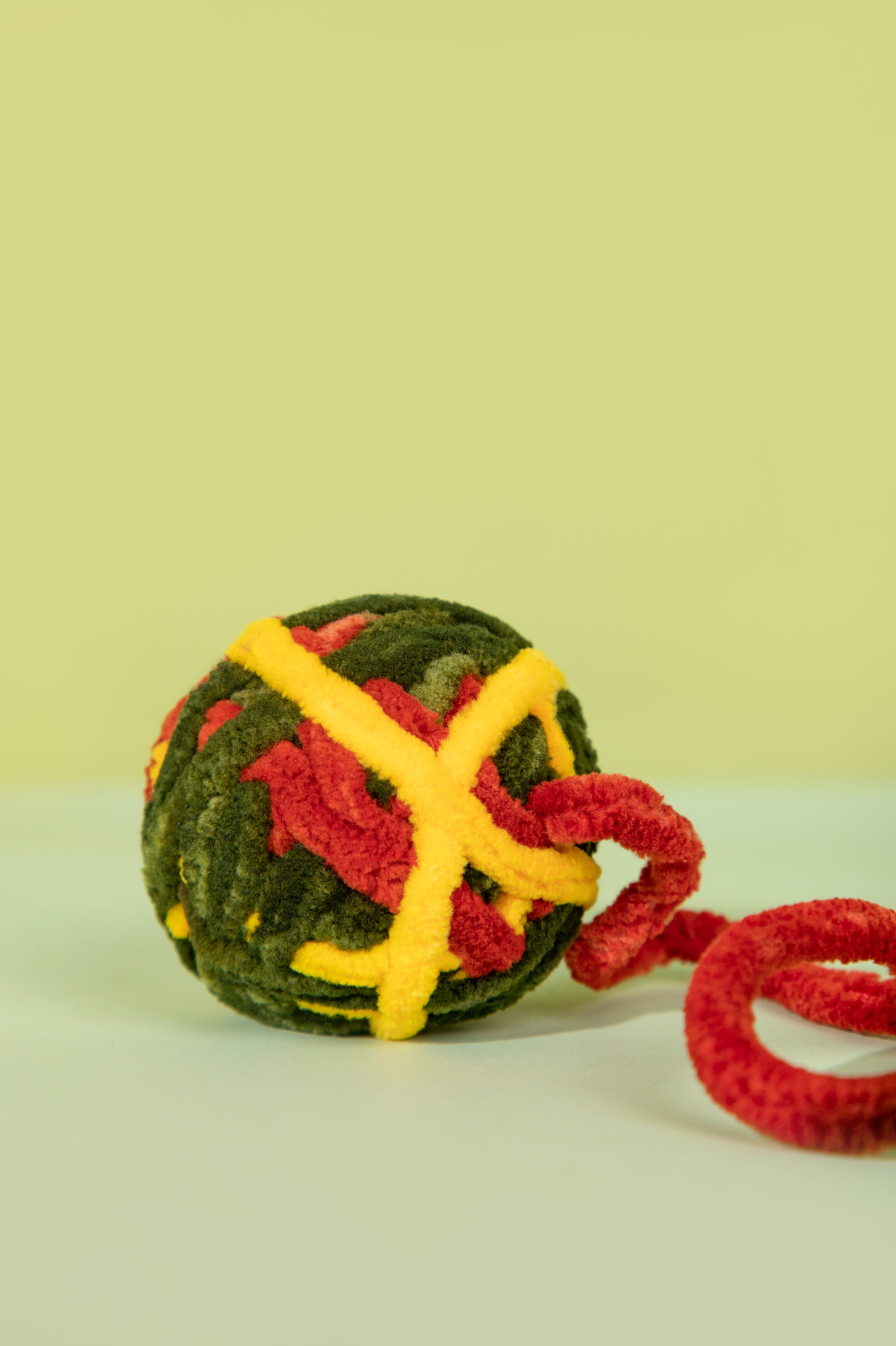 Fluffy Yarn Ball Toy for Cats