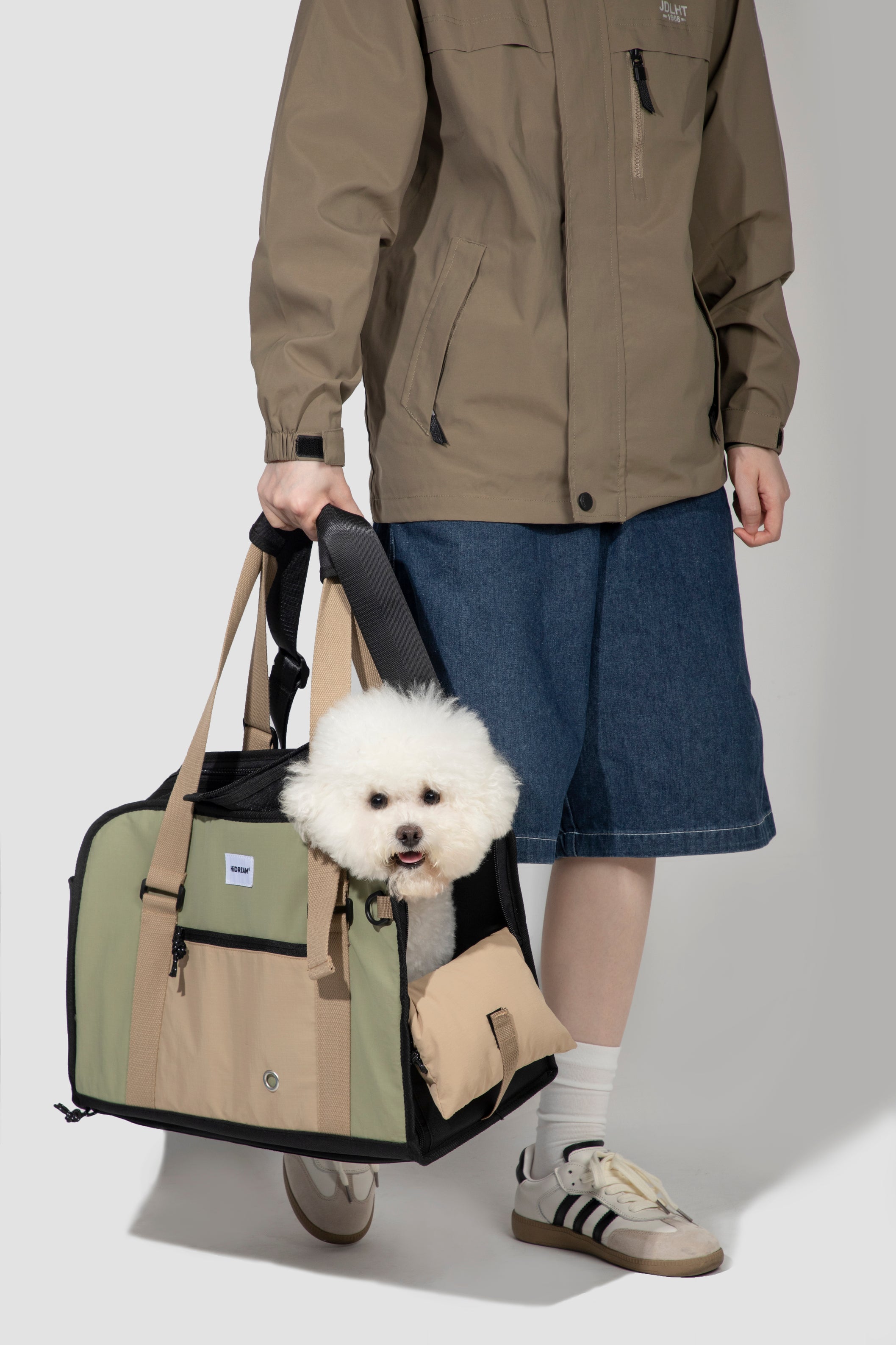 Pet Outdoor Sling Tote Bag - Oat Milk