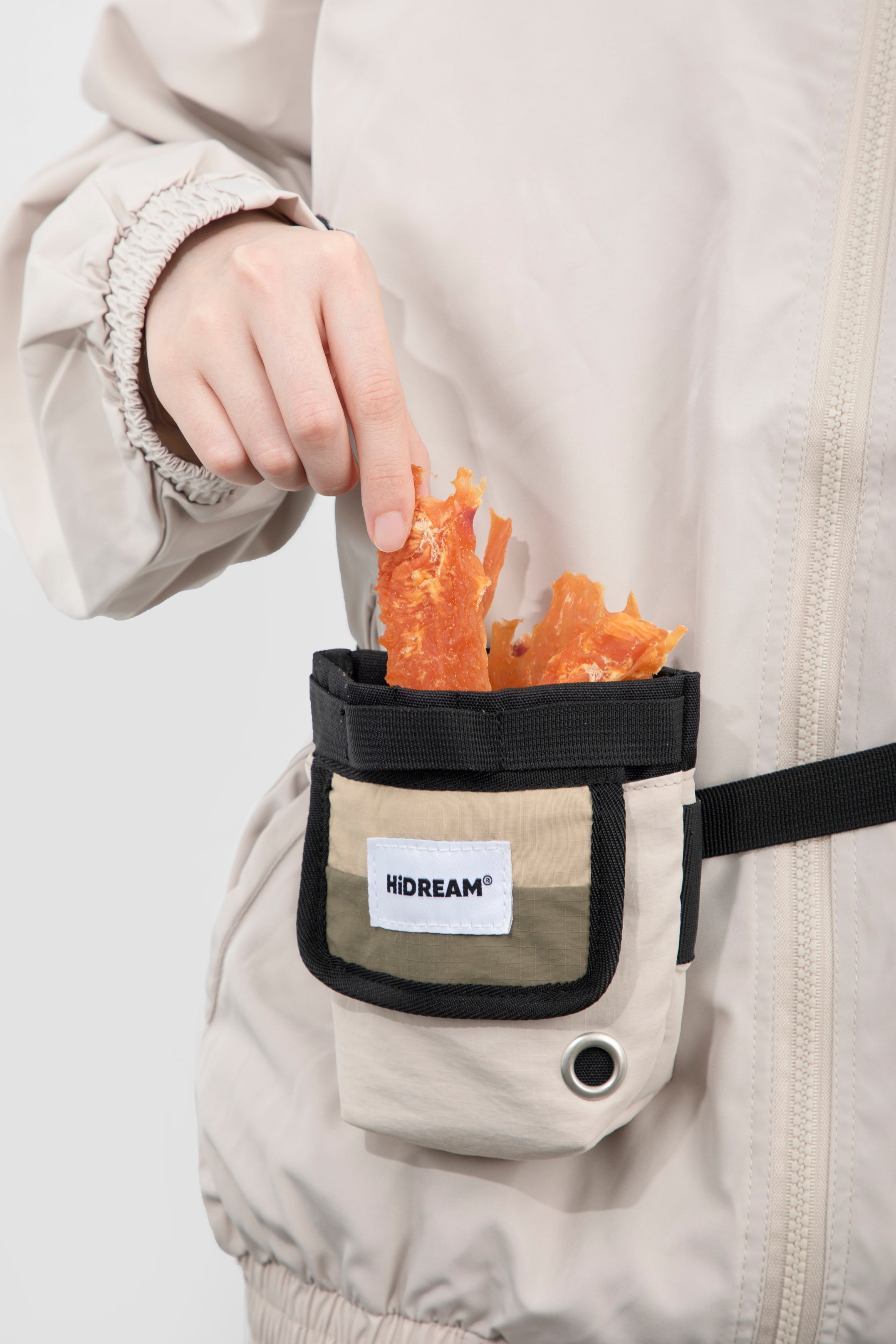 Pet Treat Pouch Training Waist Bag - Olive Green