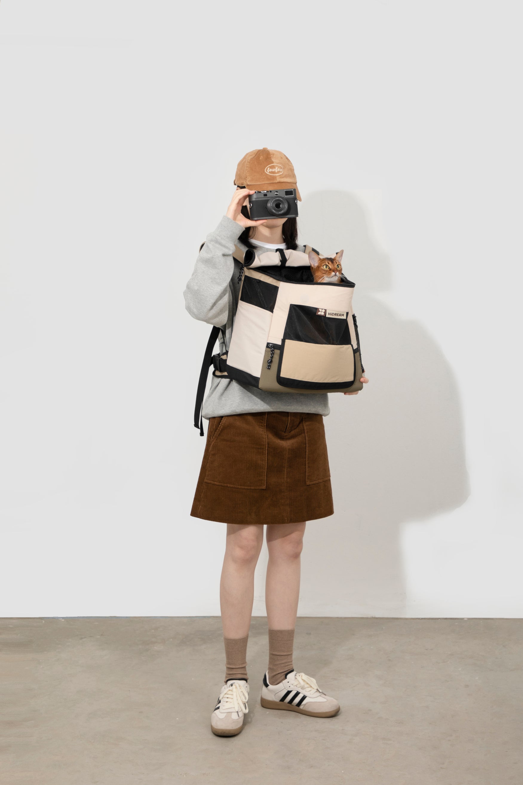 Reversible Tote-Style Pet Backpack