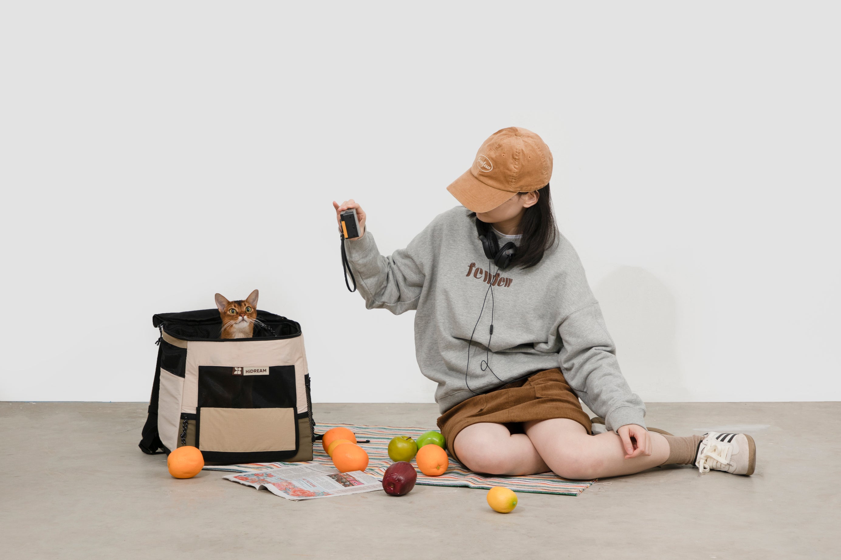 Reversible Tote-Style Pet Backpack