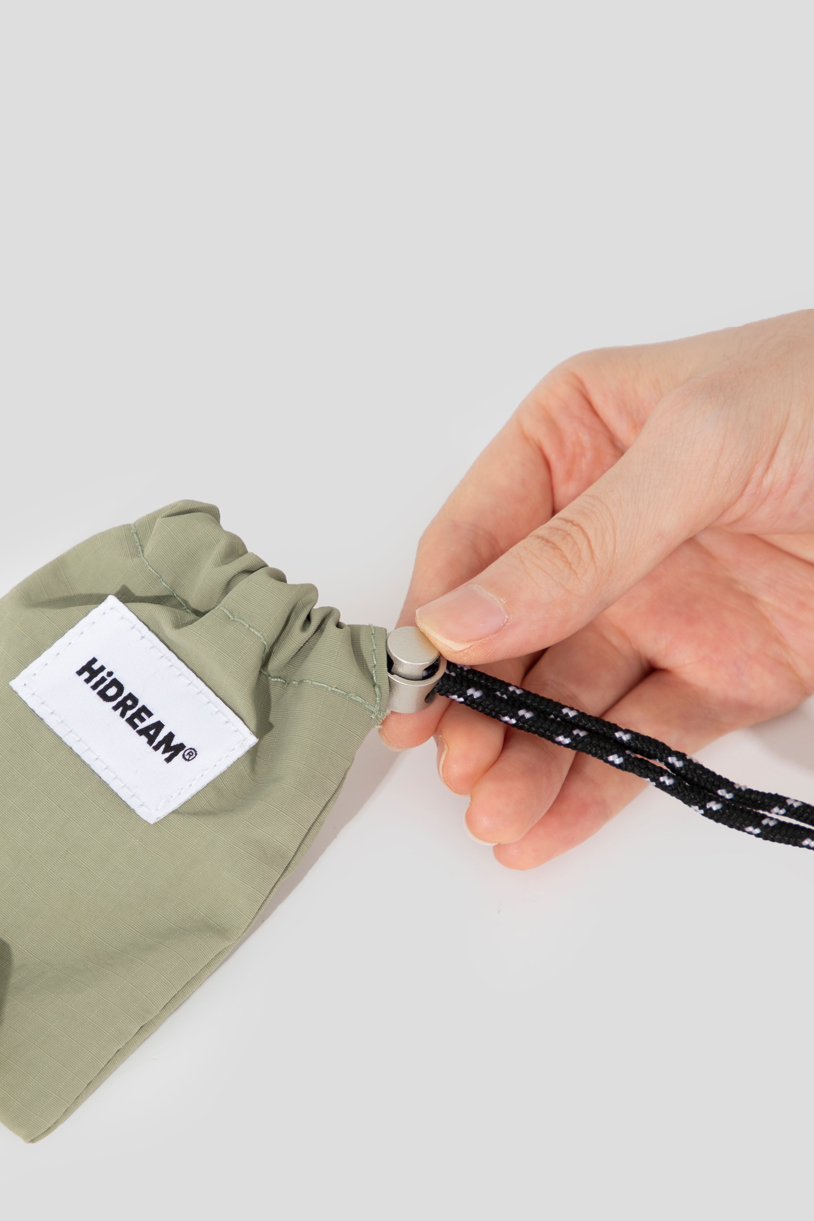 Square Dog Bag Dispenser - Olive Green