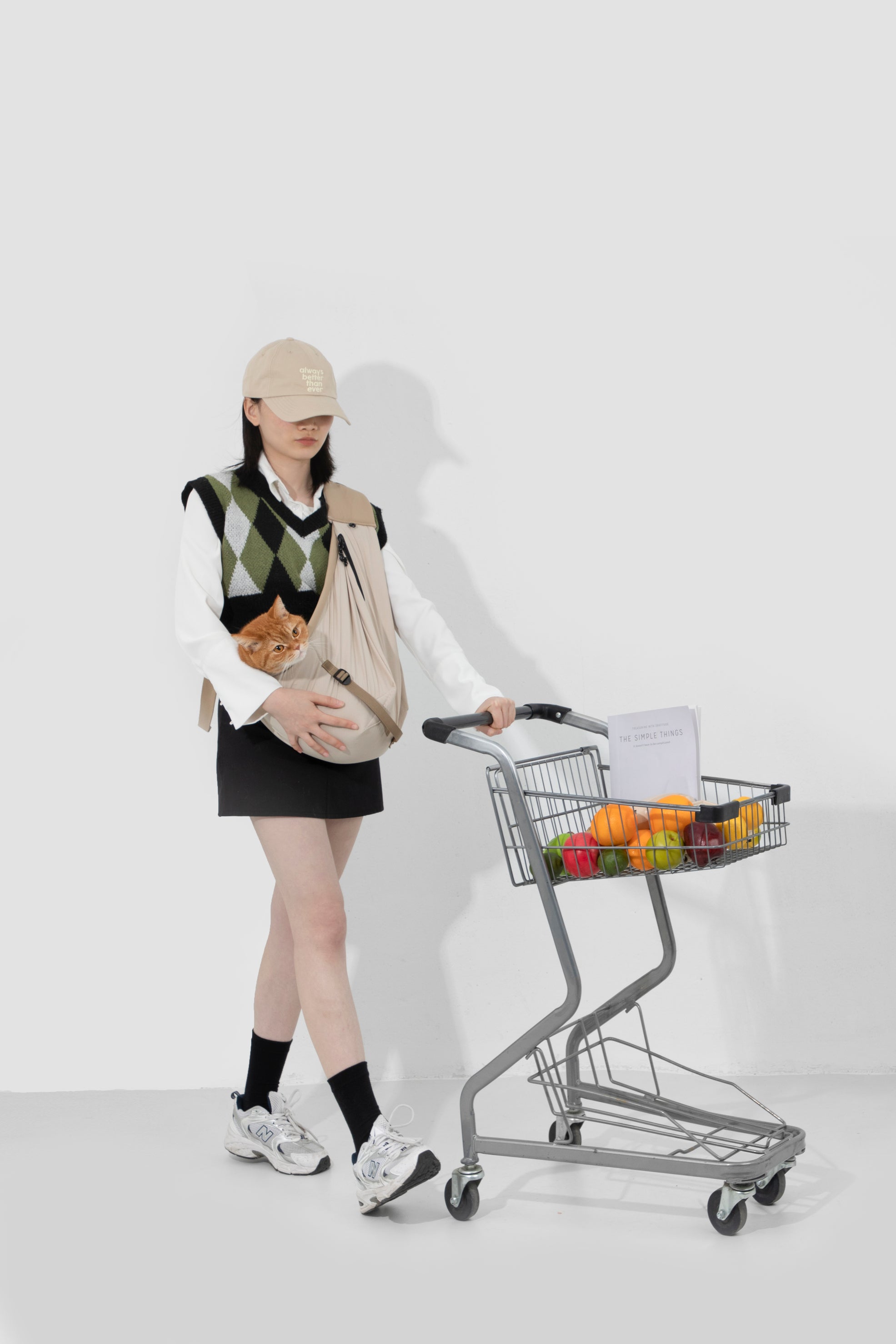 Pet Travel Crossbody Tote Bag - Oat Milk