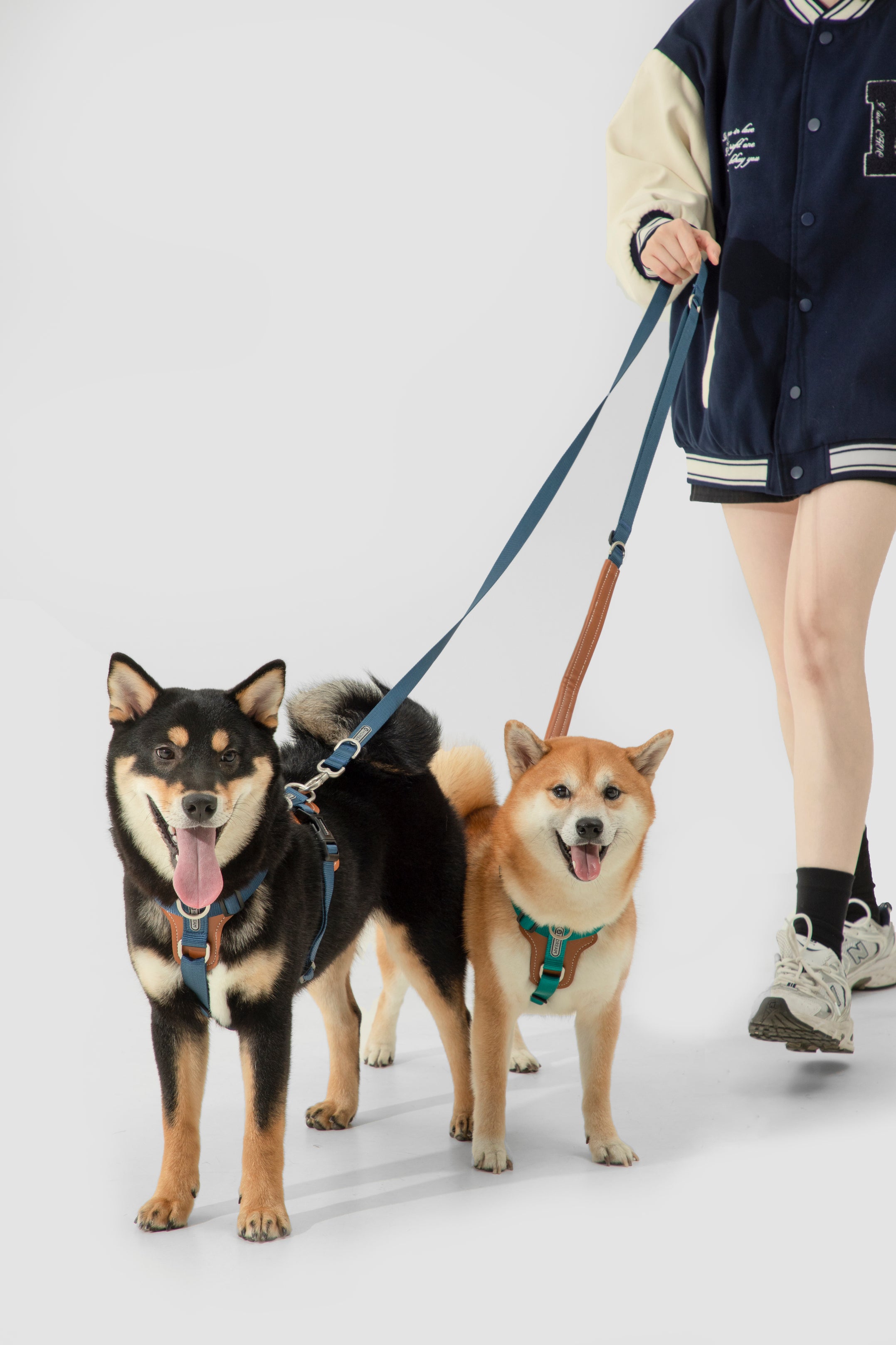 H-Style Dog Harness Vest - Oriental Blue