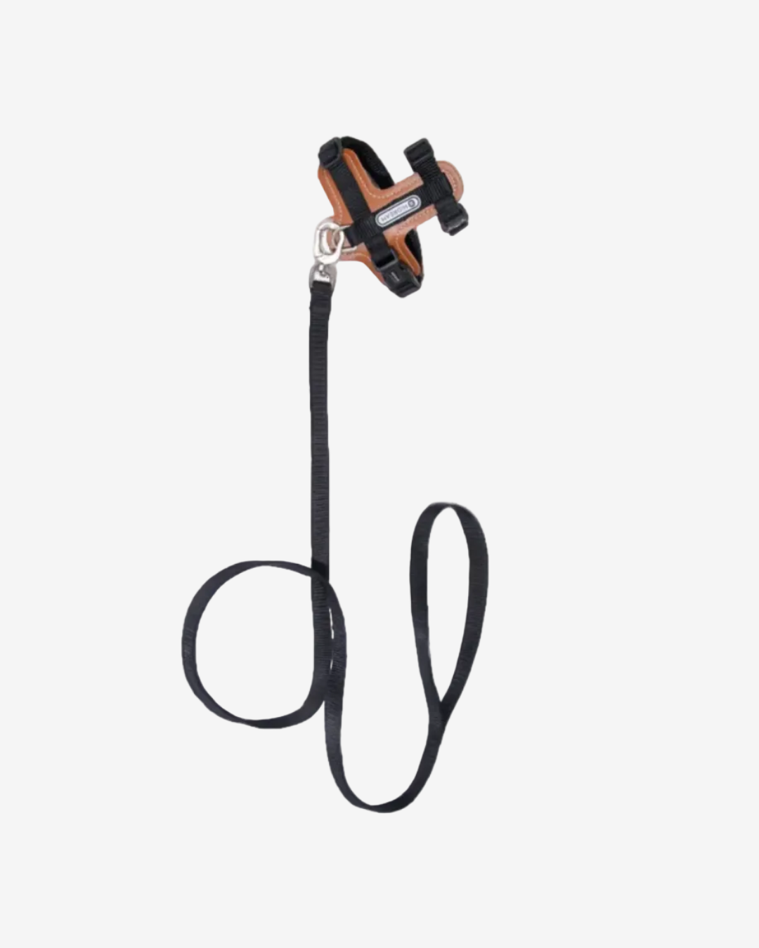 Premium Leather Cat Harness and Leash Set - Dark Red