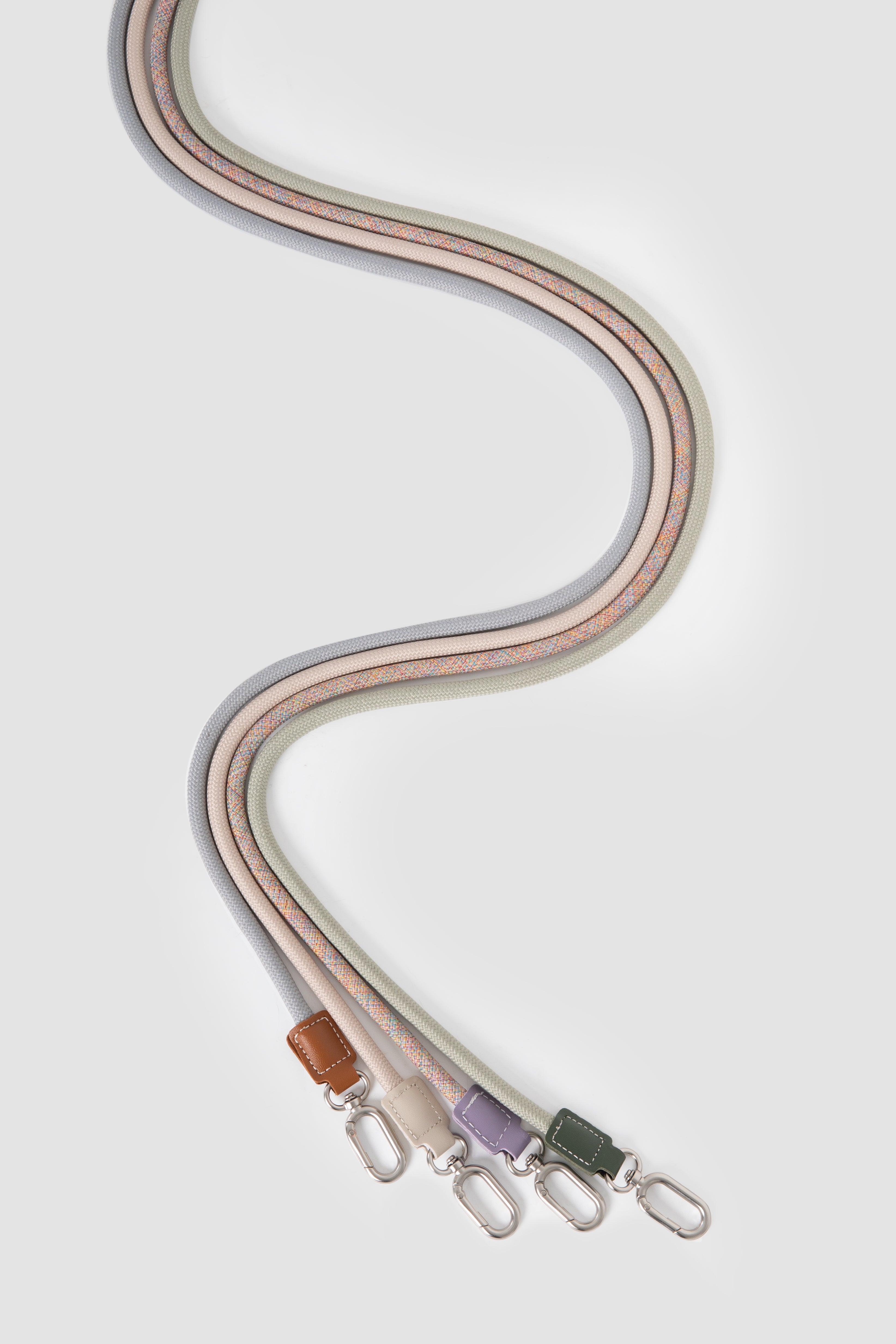 Leather Round Rope Cat Harness Set