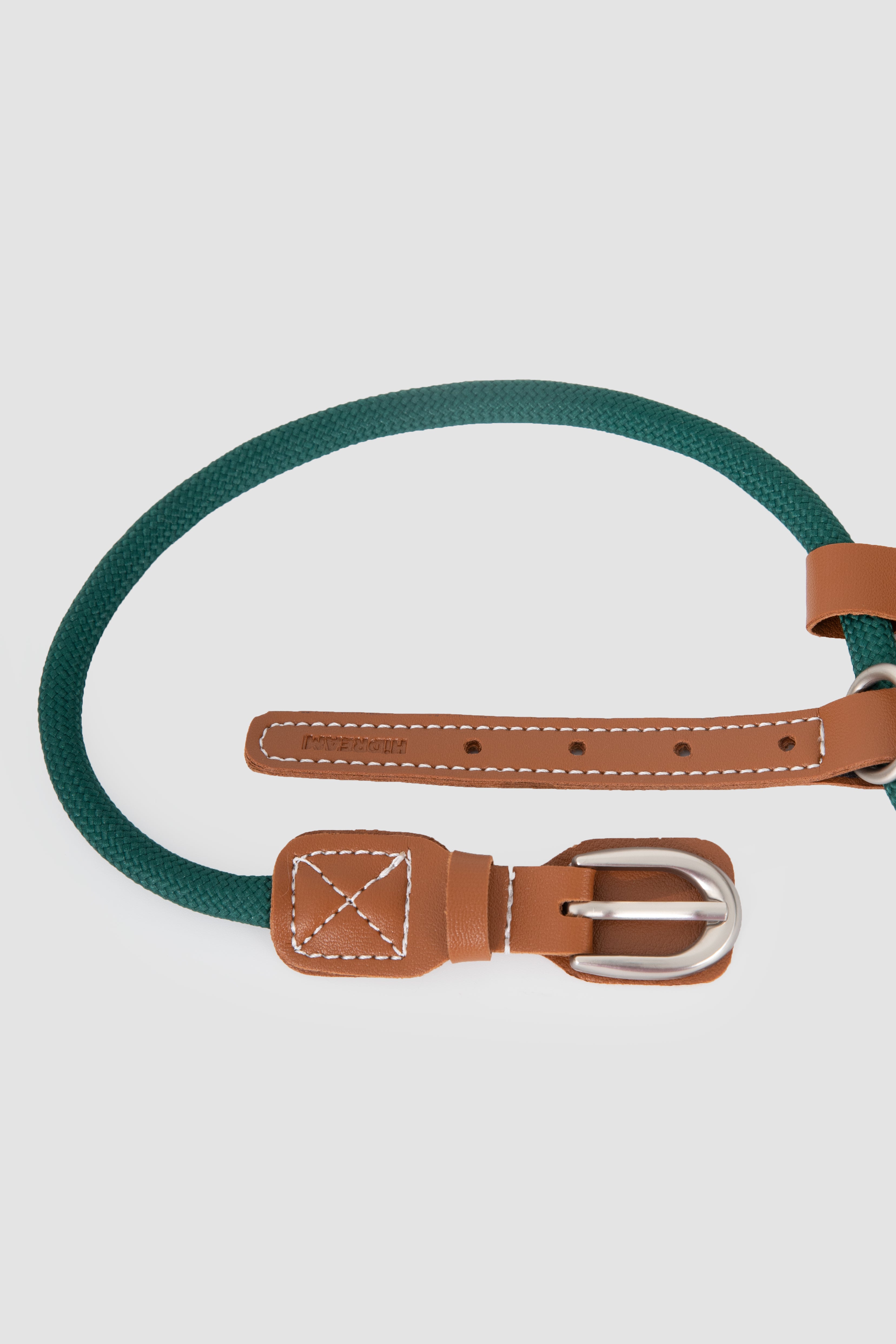 Freedom Leather Rope Cat Harness and Leash Set - Oat Milk