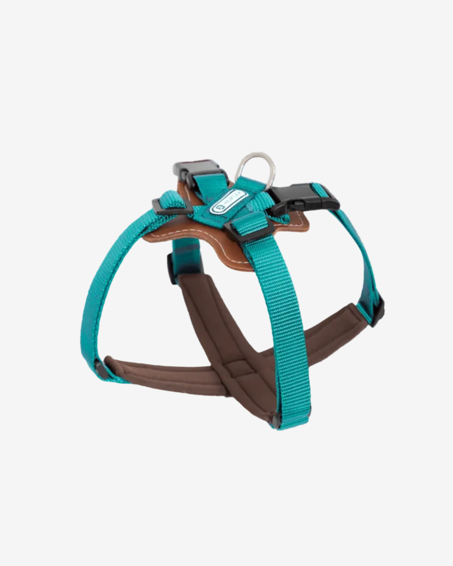 X-Shaped Trachea Protection Dog Harness - Dark Red