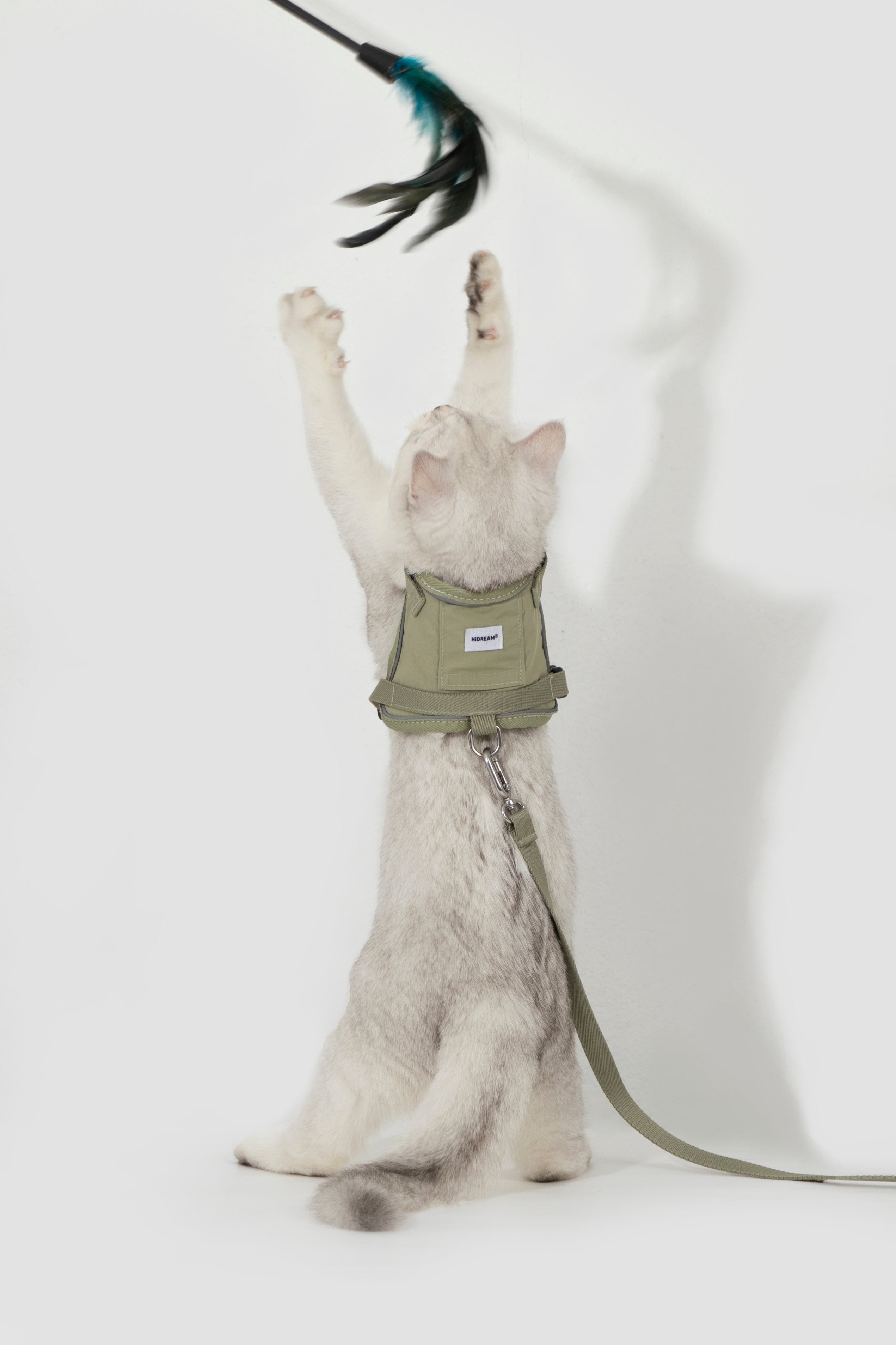 Mini Vest Cat Harness Set - Oat Milk