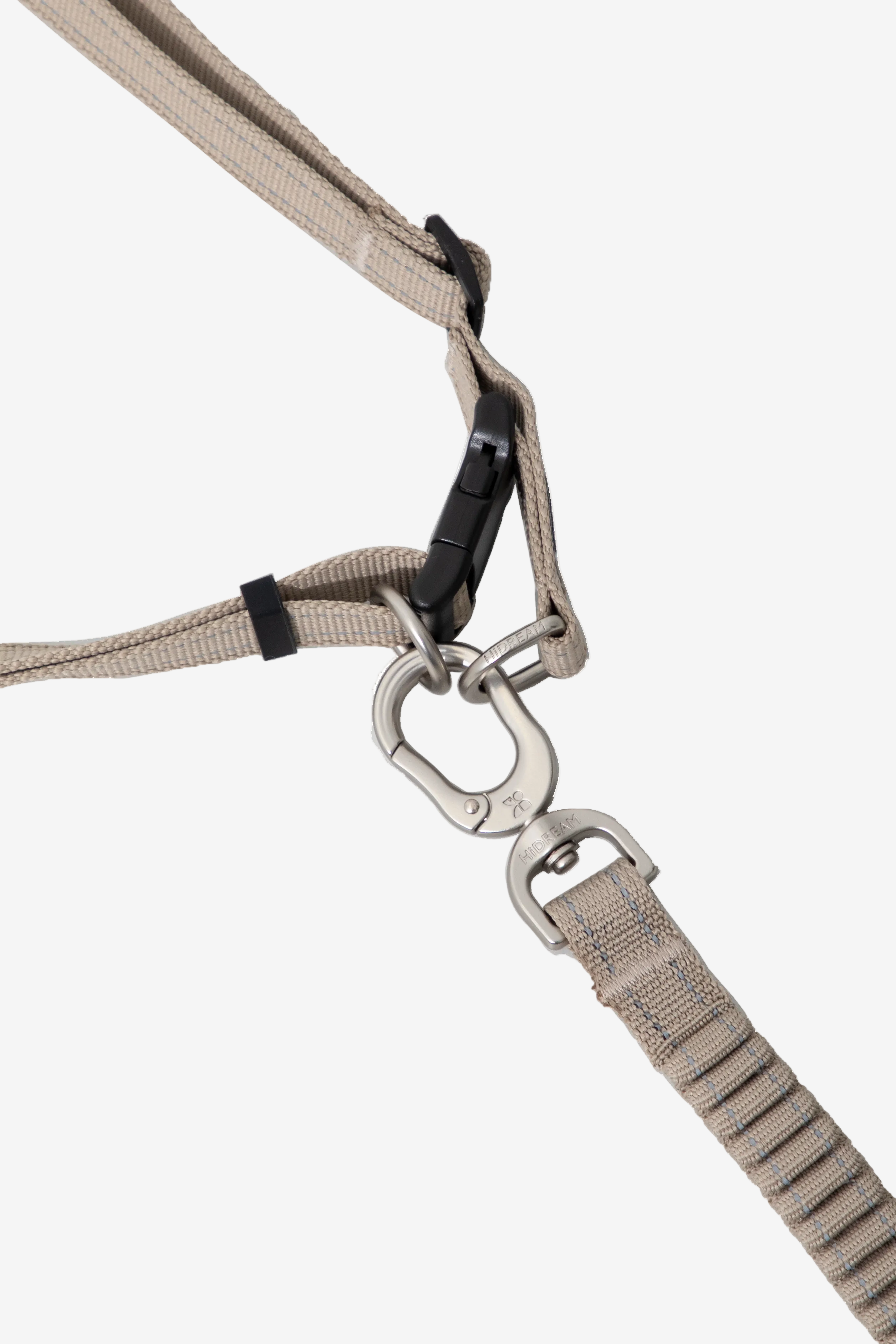Anti-pull Multi-Functional Dog Leash - Charcoal Grey