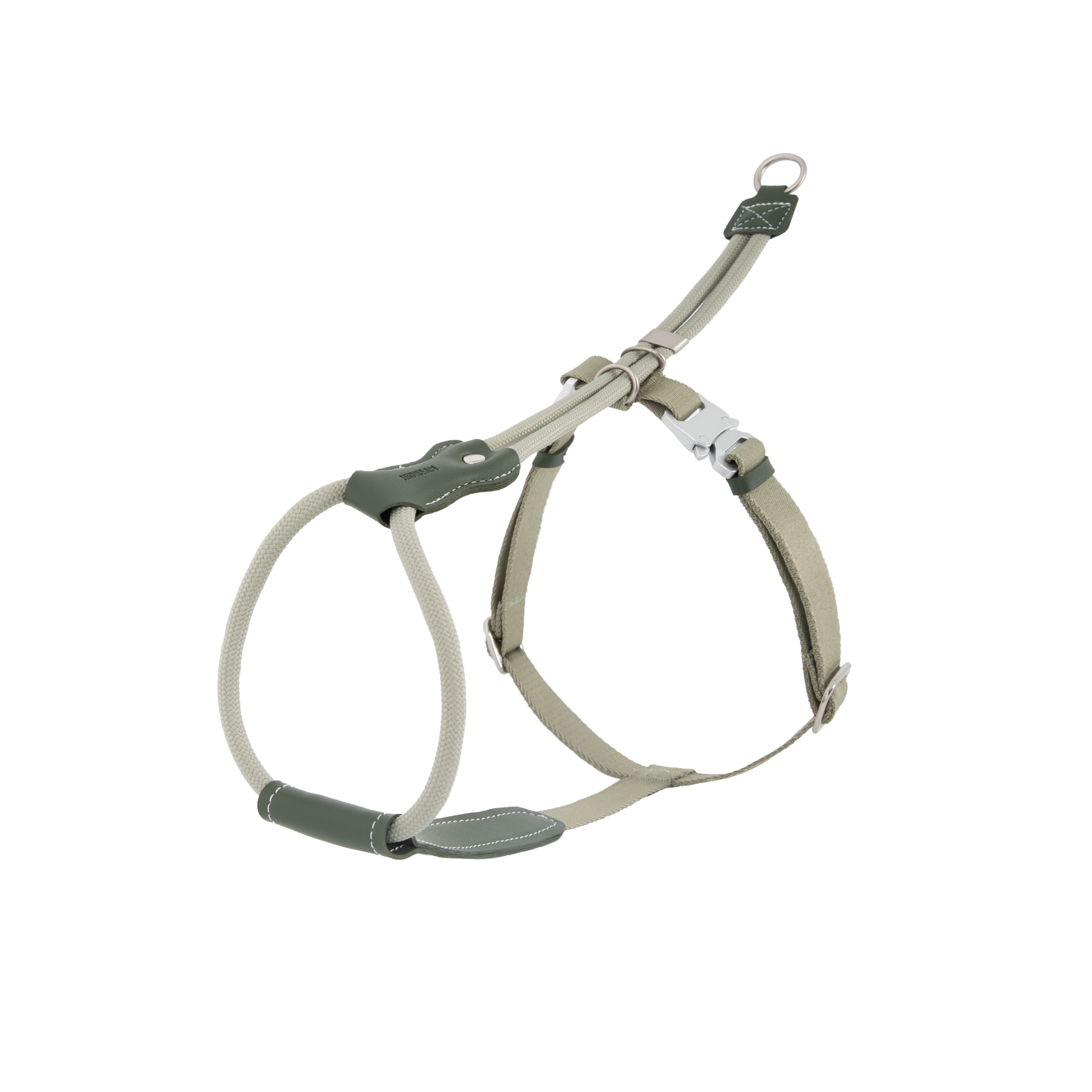 Leather Round Rope Dog Harness