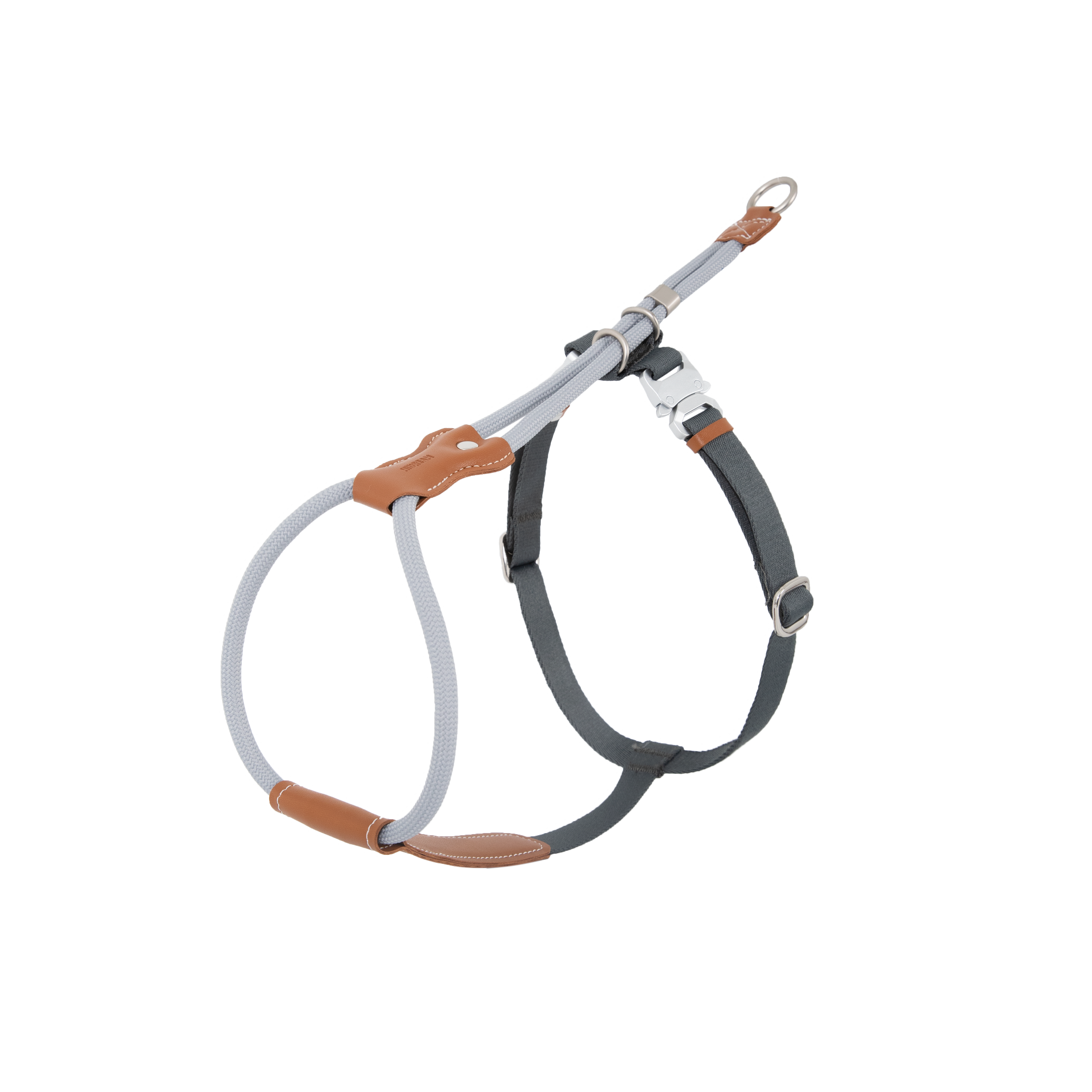 Leather Round Rope Dog Harness