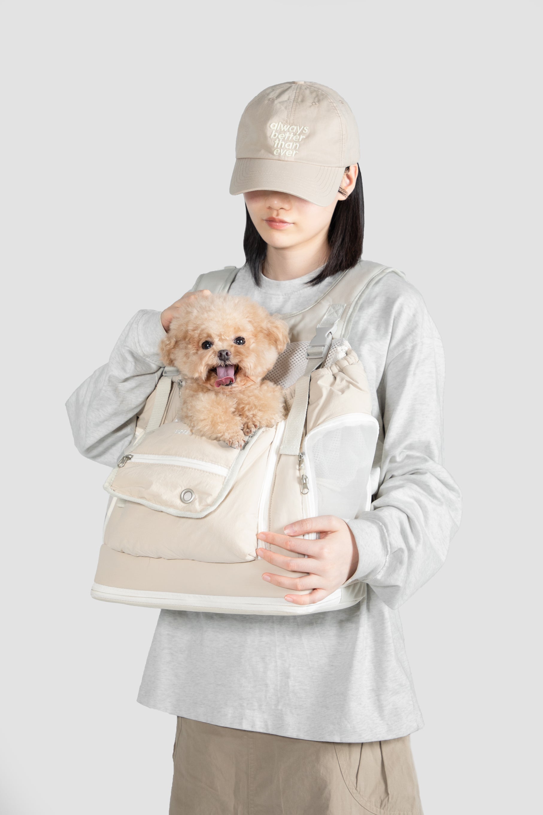 Soft Toast Front-Chest Pet Carrier Bag