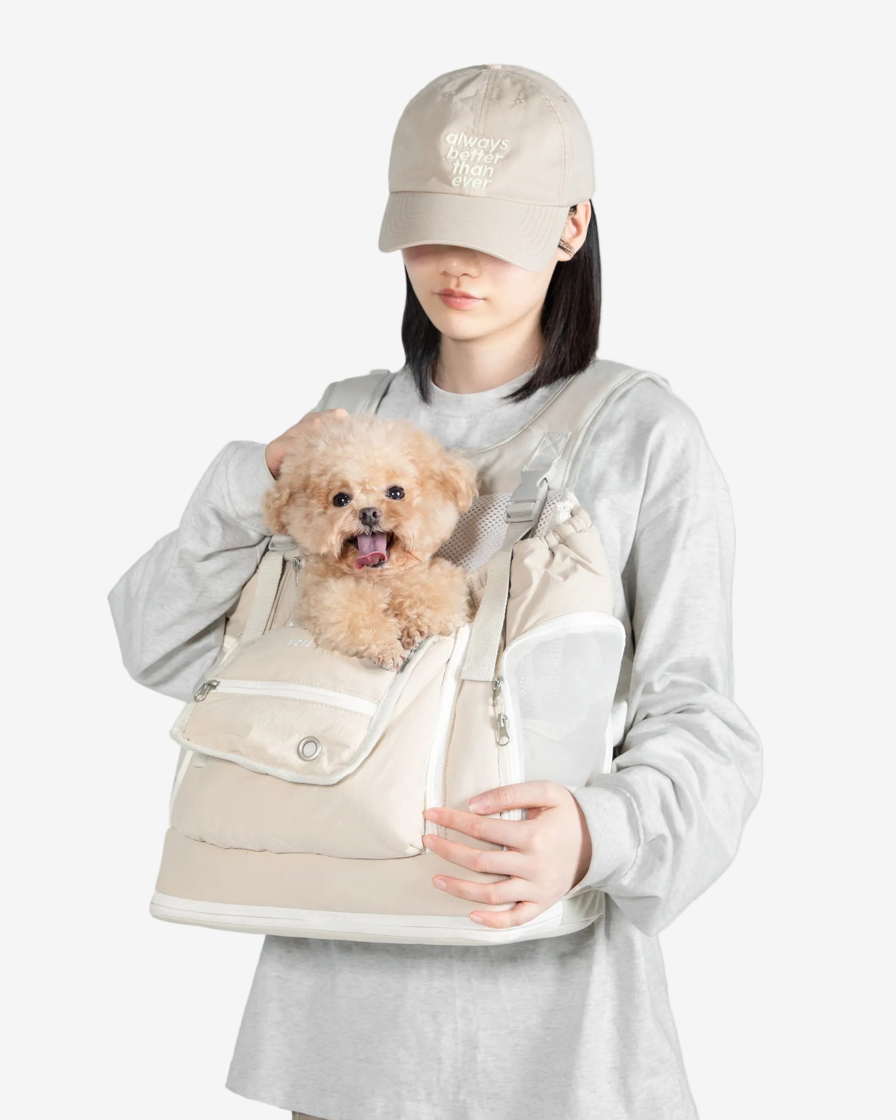 Soft Toast Front-Chest Pet Carrier Bag