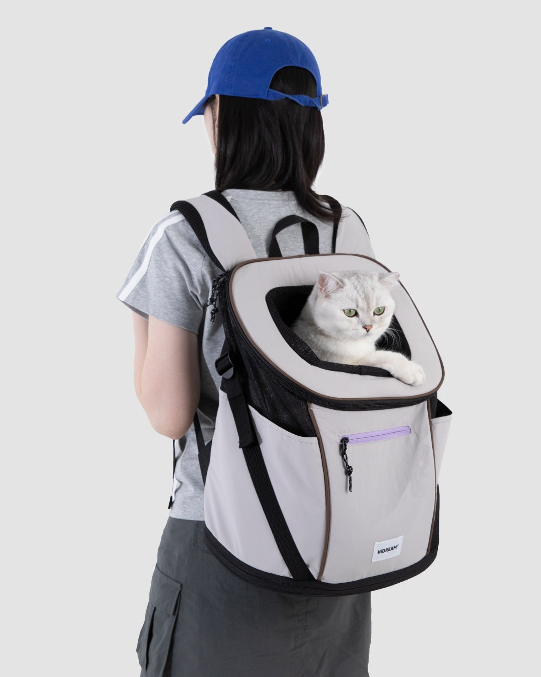 Freedom-Go Pet Front Carrier Backpack - Graphite Black