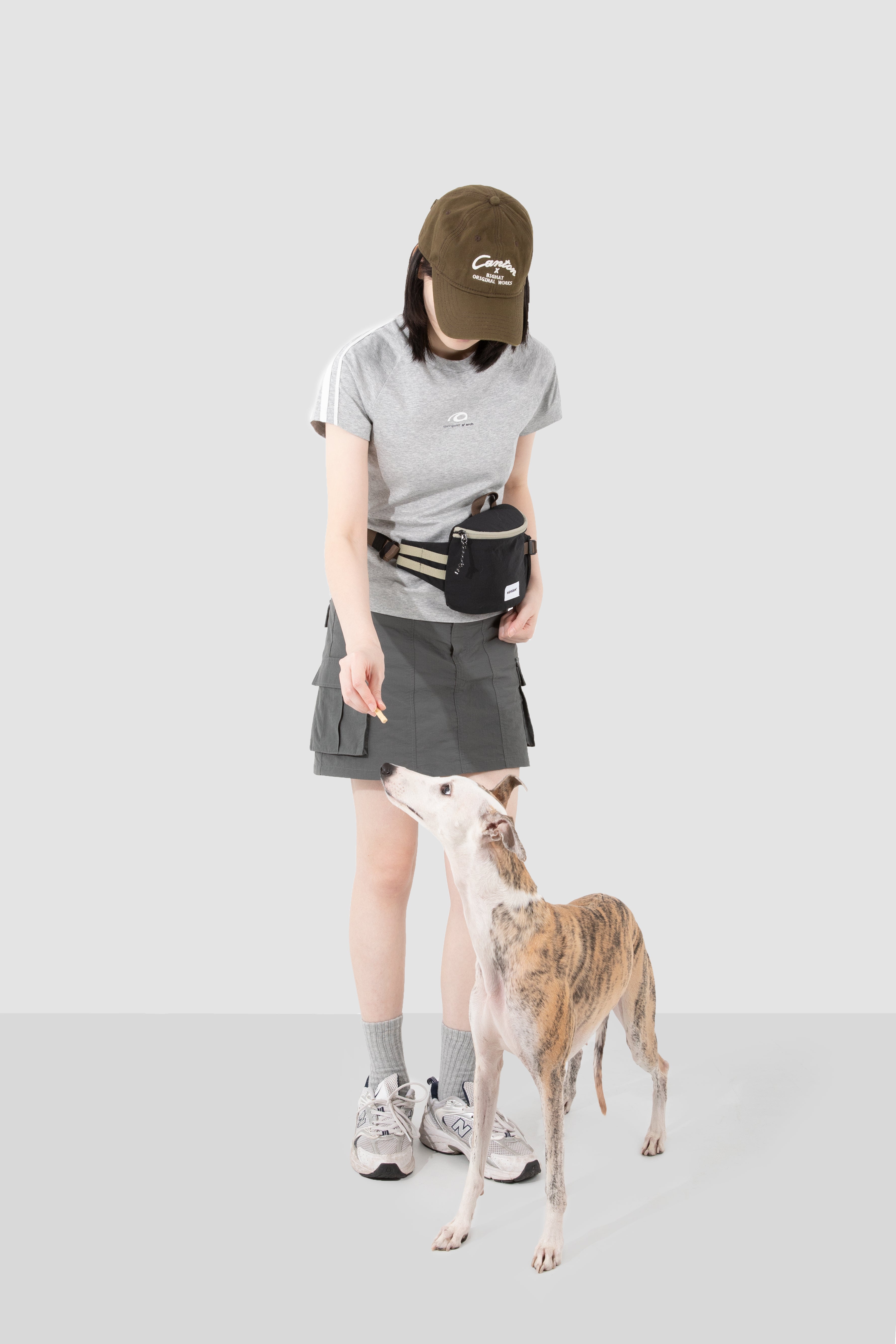 Freedom-Go Dog Walking Waist Bag - Graphite Black