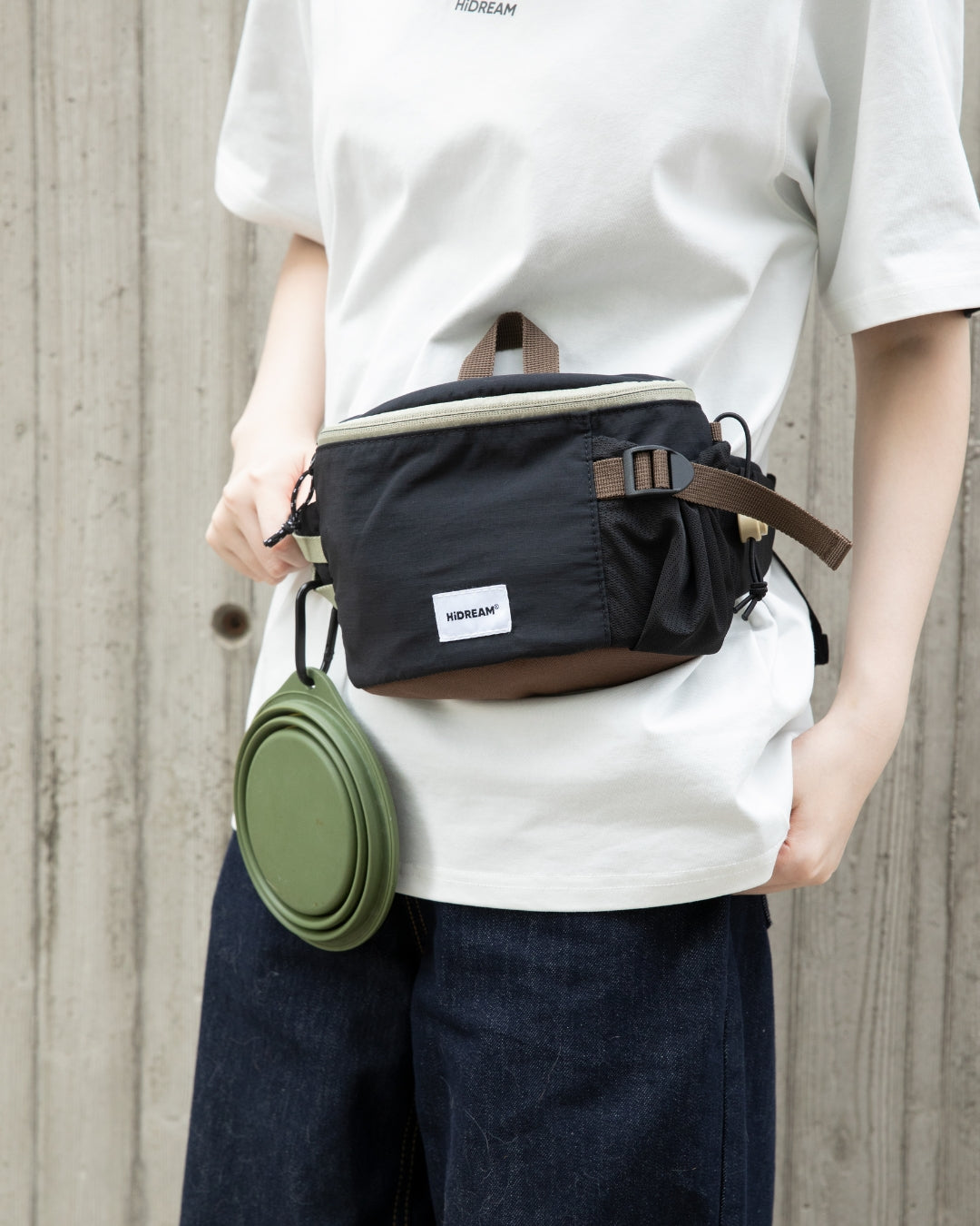Freedom-Go Dog Walking Waist Bag - Graphite Black