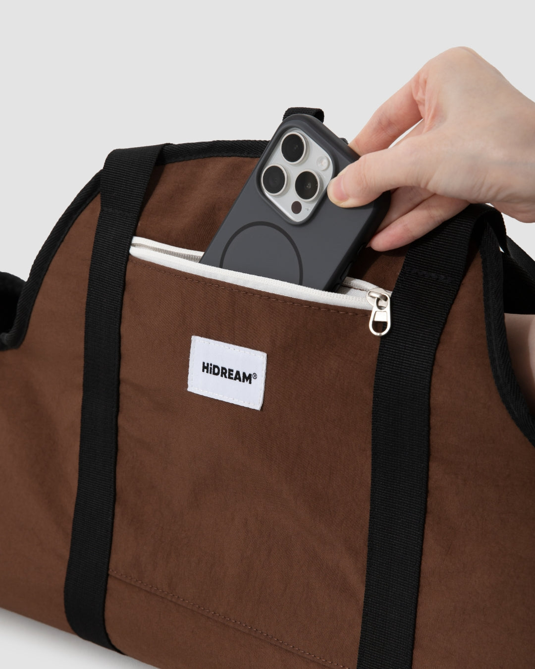 Dachshund Pet Shoulder Bag - Coffee Brown