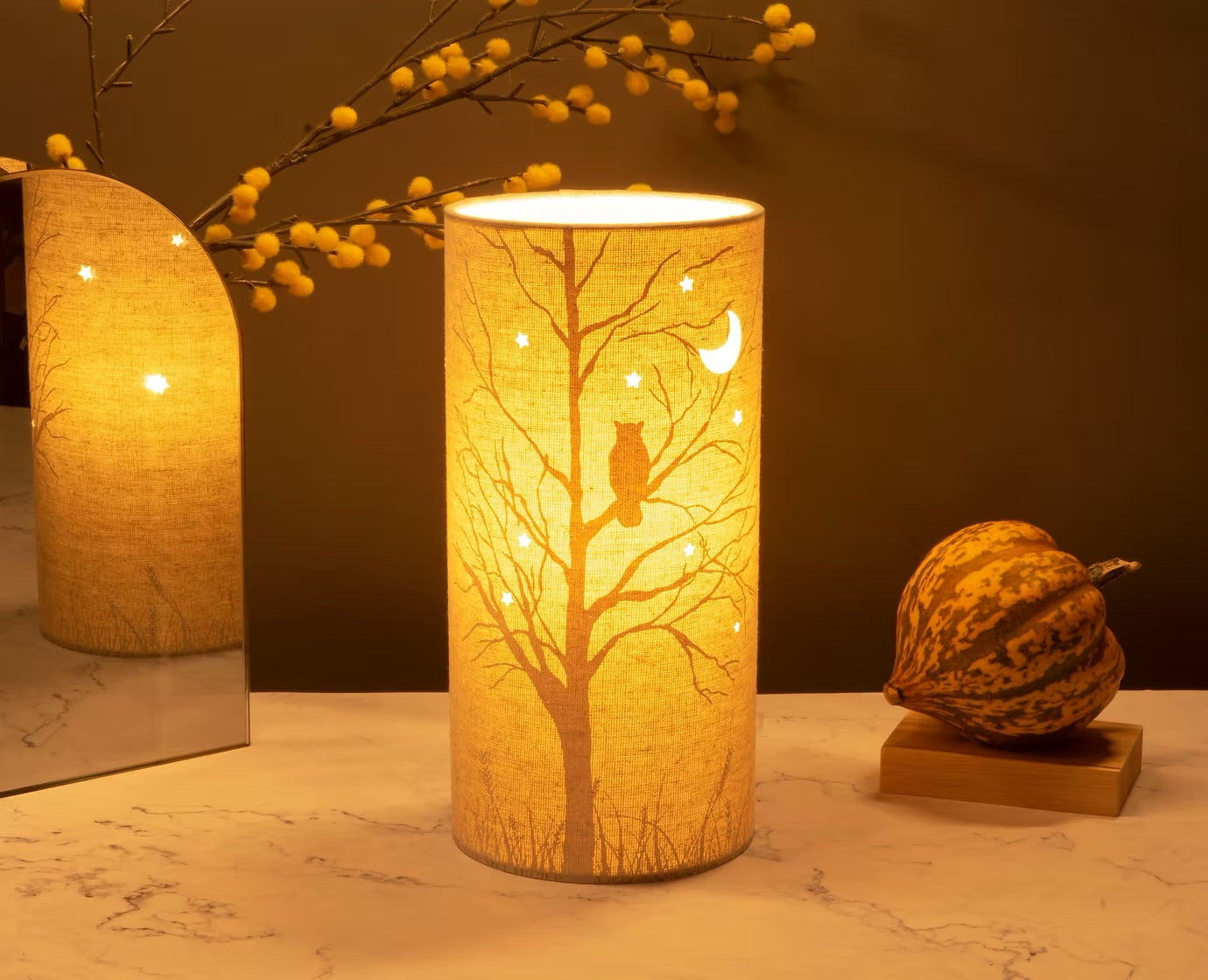 Owl Fabric Lamp