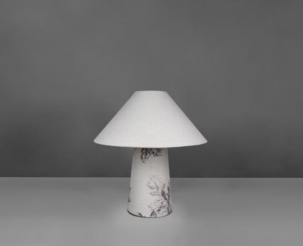 Oak Noir Fabric Lamps