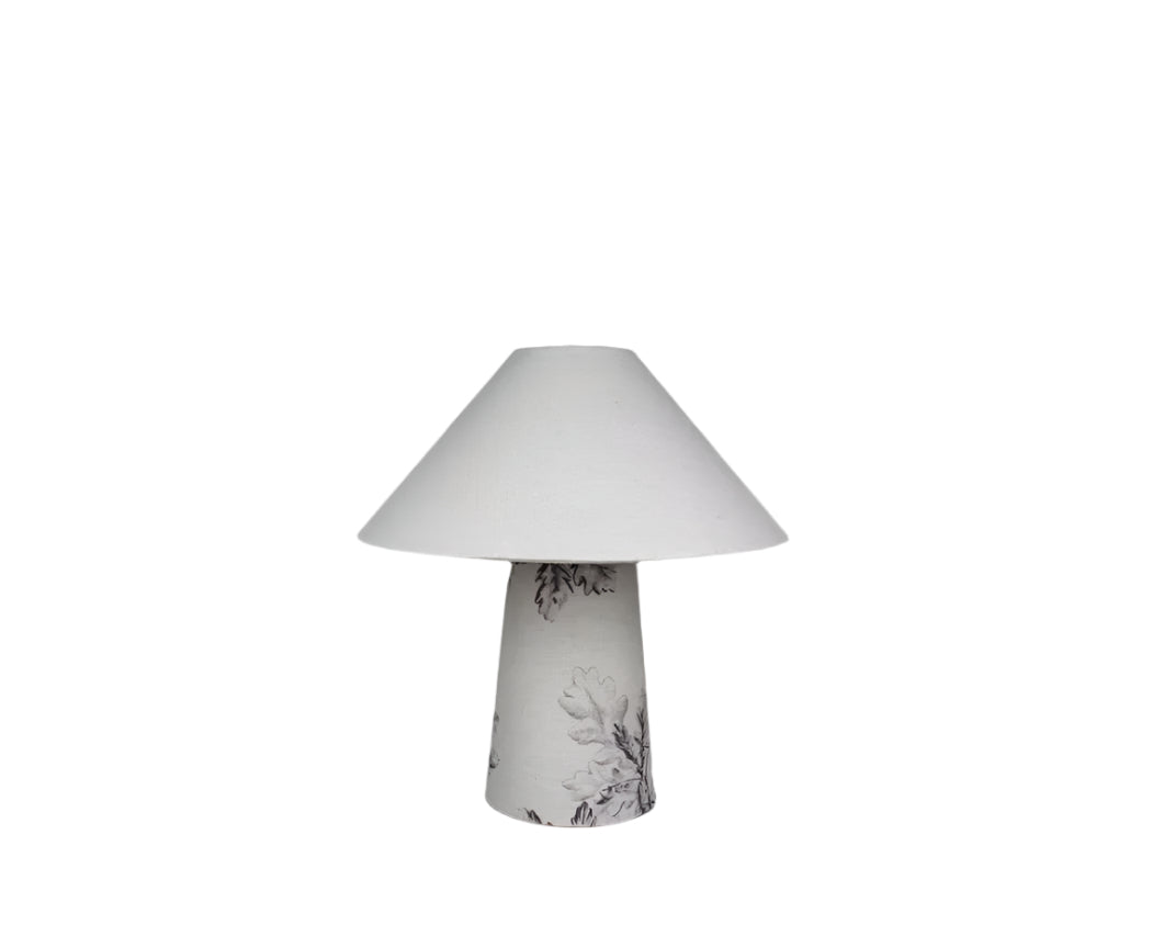 Oak Noir Fabric Lamps