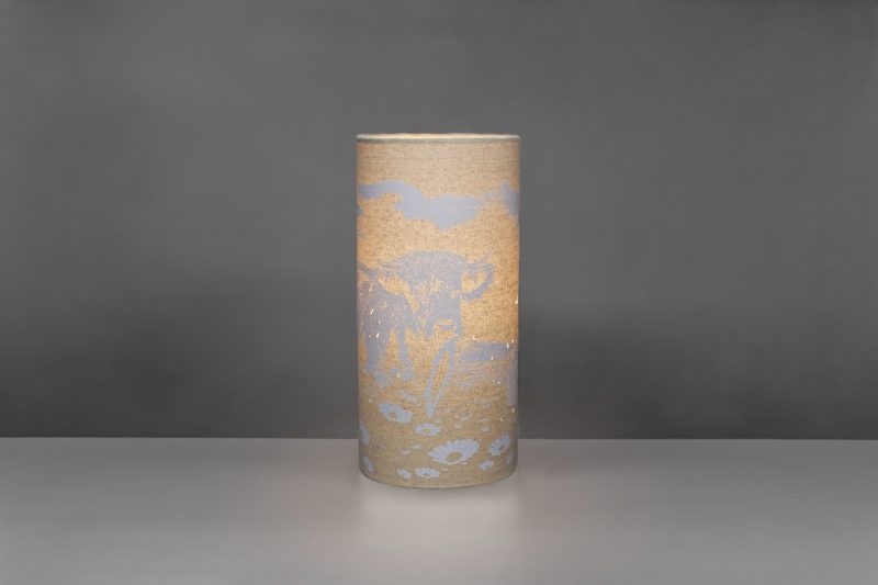 Highland Cow Fabric Lamp