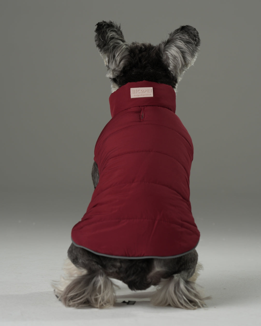 Reversible Dog Vest Jacket - Red/Brown