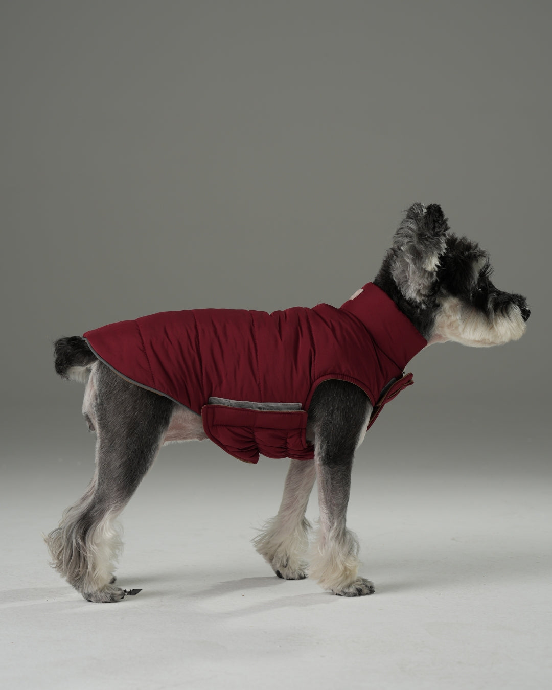 Reversible Dog Vest Jacket - Red/Brown