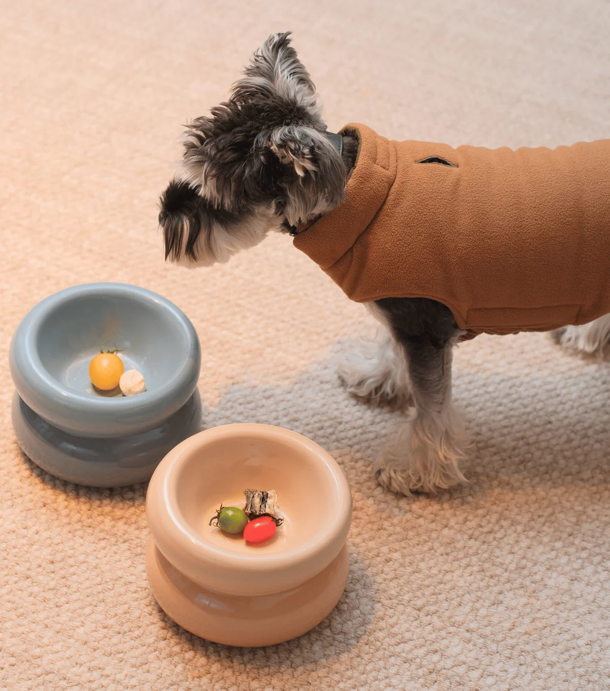 Soufflé Pet Bowl - Almond Beige