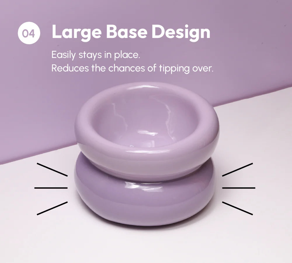 Soufflé Pet Bowl - Lavender Purple