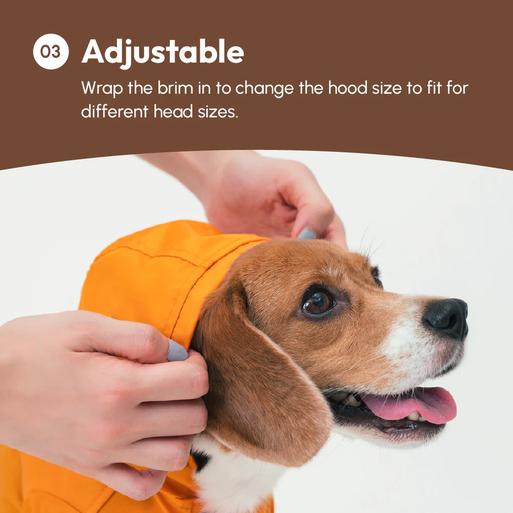 Tribeca Adjustable Velcro Raincoat - Choco