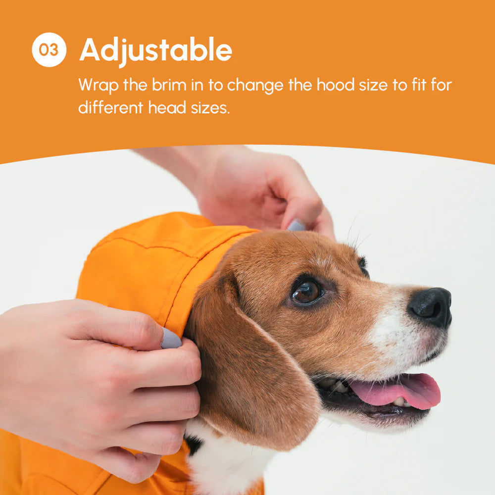 Tribeca Adjustable Velcro Raincoat - Egg Yolk