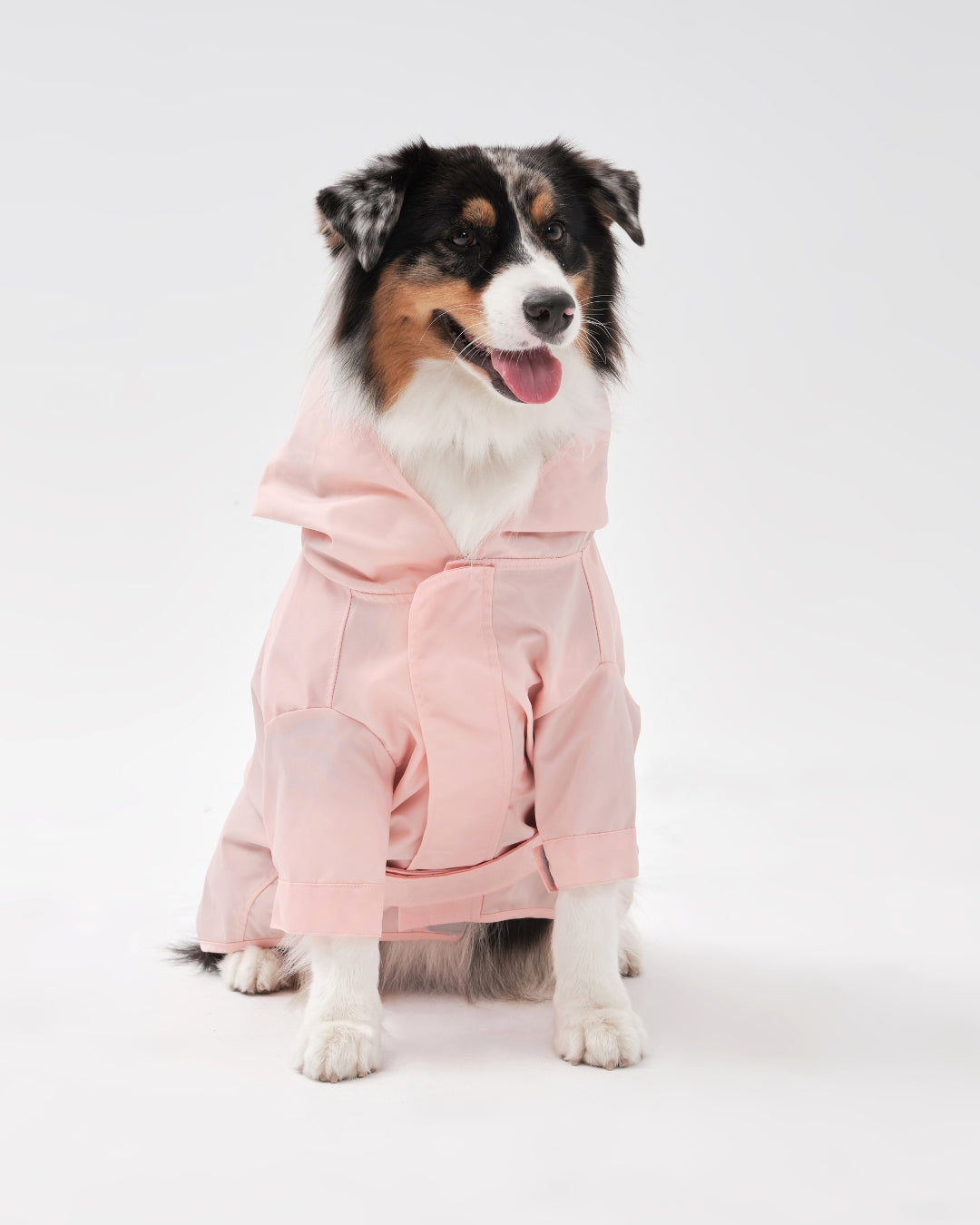 Tribeca Adjustable Velcro Raincoat - Light Pink
