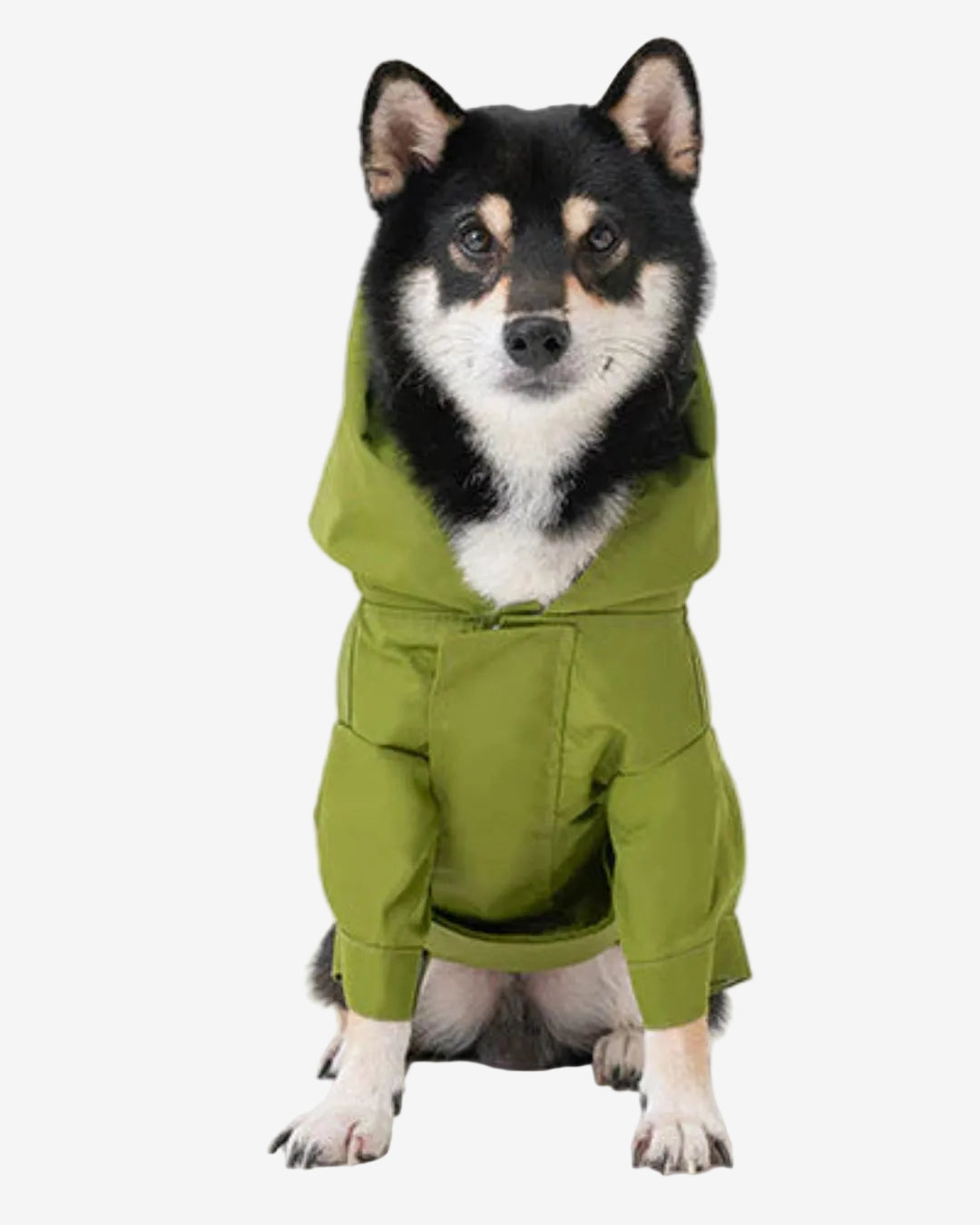 Tribeca Adjustable Velcro Raincoat - Olive