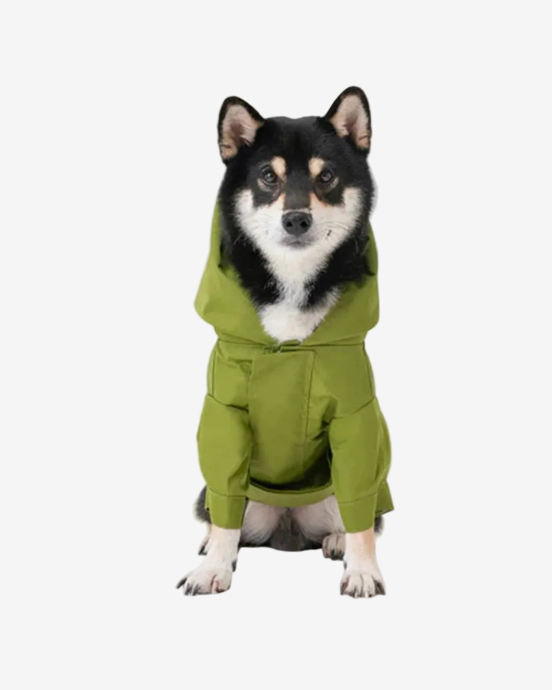 Tribeca Adjustable Velcro Raincoat - Olive
