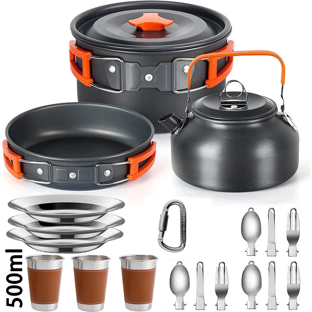Aluminum Camping Cookware Set