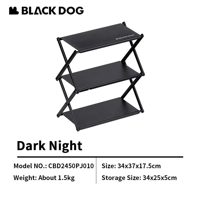 Naturehike BLACKDOG Folding Storage Rack