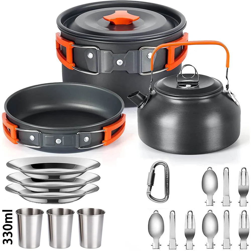 Aluminum Camping Cookware Set