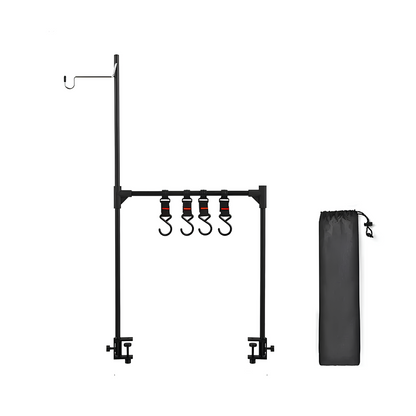 PACOONE Ultralight Aluminum Camping Hanging Rack