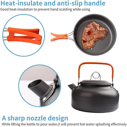 Aluminum Camping Cookware Set