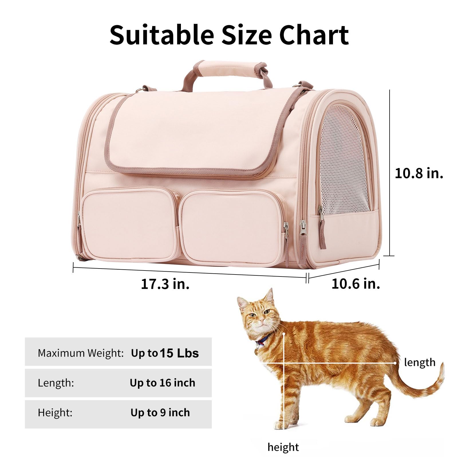 FUKUMARU Pet Carrier - Pink