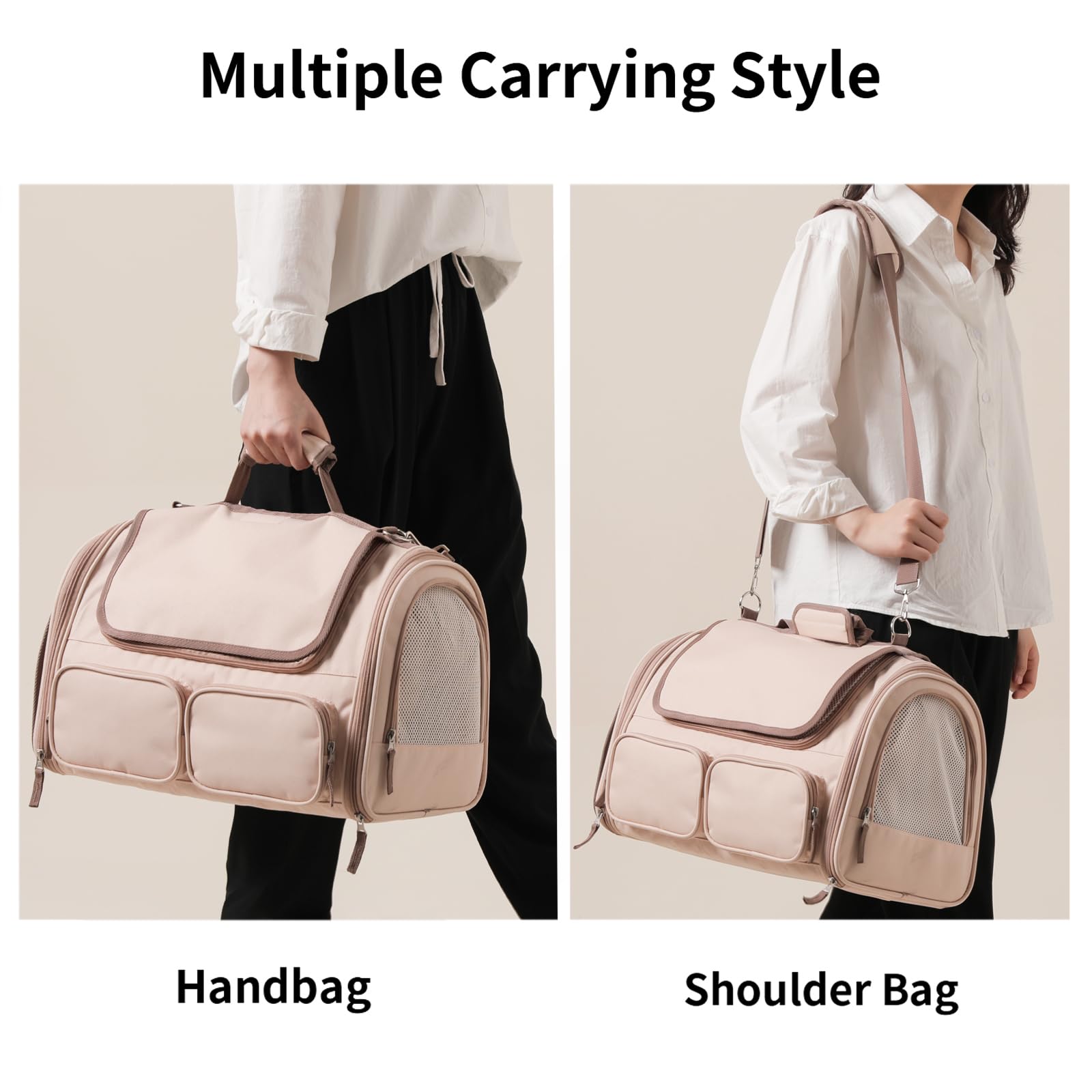 FUKUMARU Pet Carrier - Pink