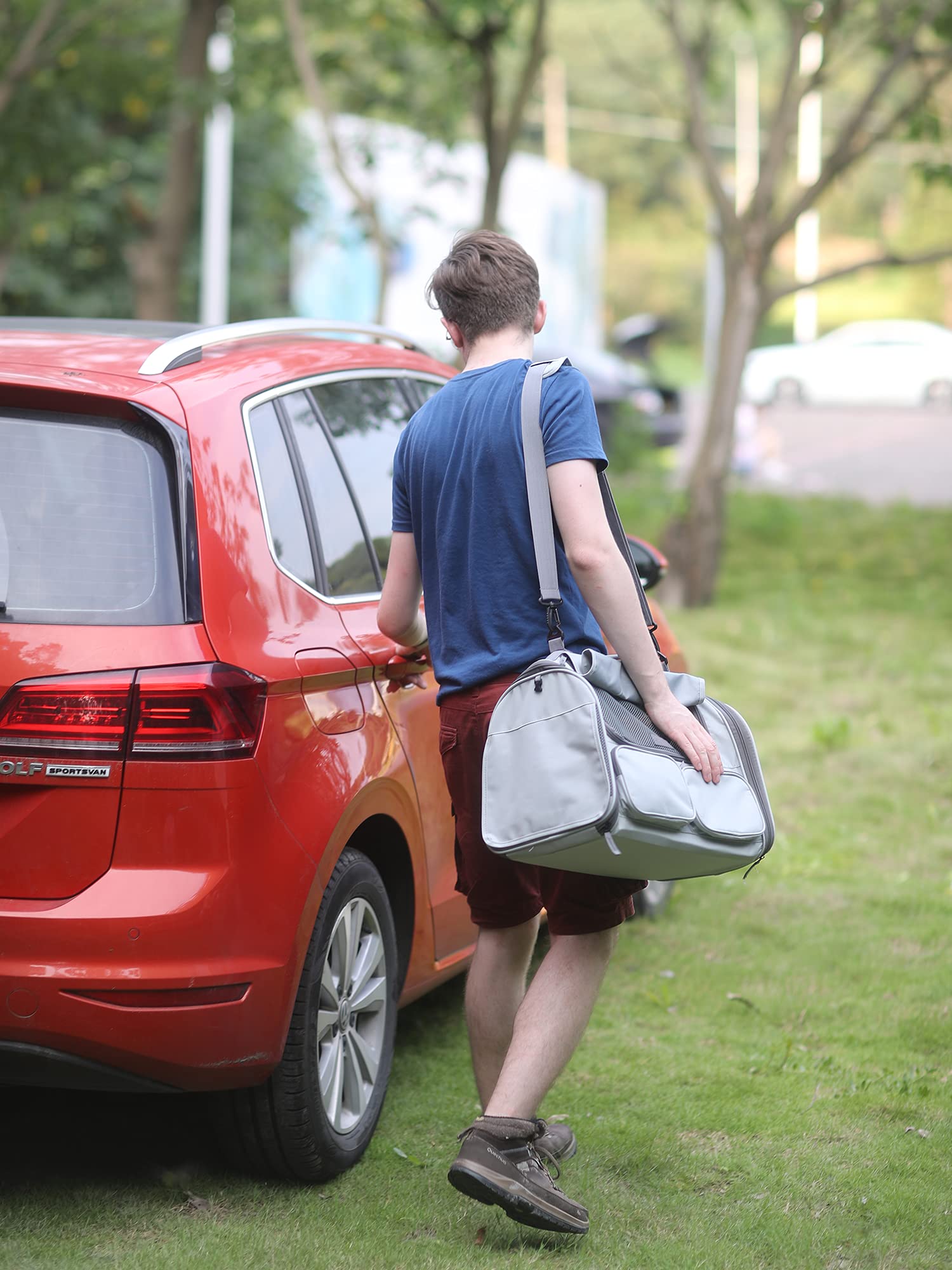 FUKUMARU Pet Carrier - Grey