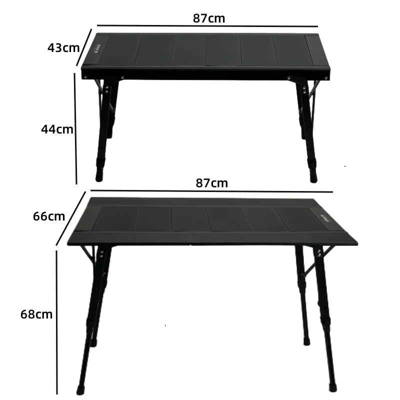 Tryhomy IGT 3 Unit Multi-Functional Aluminium Alloy Camping Table
