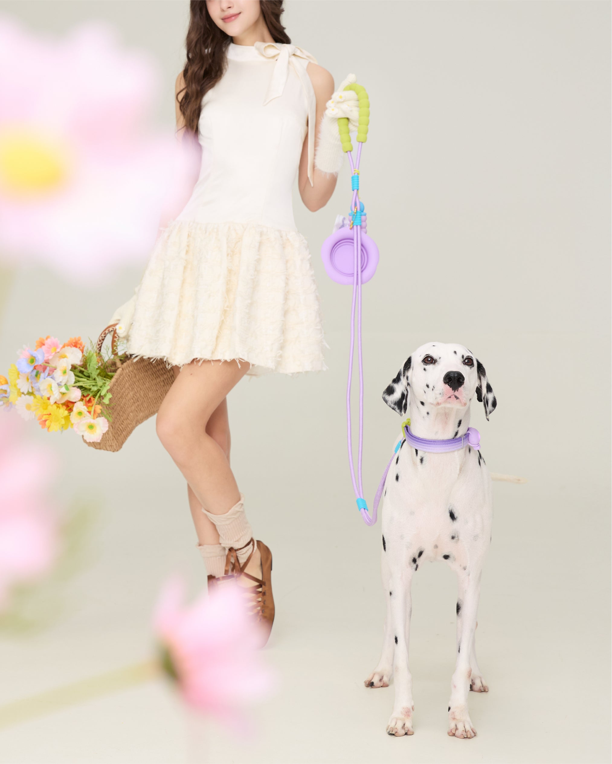 [Smart] Marshmallow Dog Leash