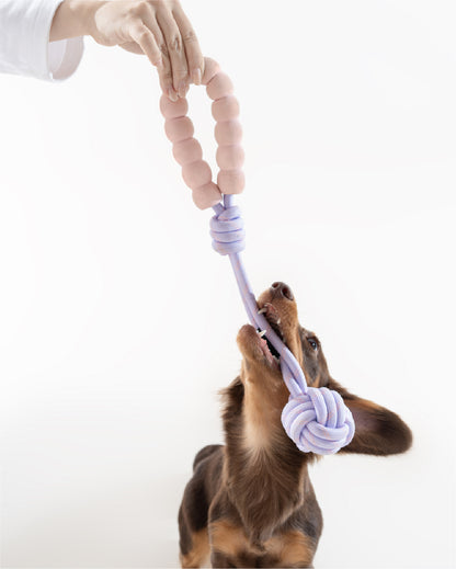 Marshmallow Chew Rope Toy Ball