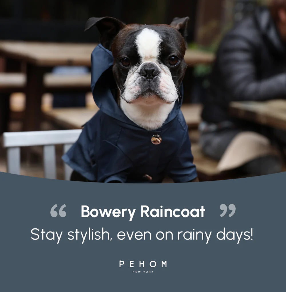 Bowery Raincoat - Blue